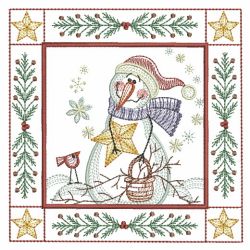 Christmas Snowman Blocks 08(Md) machine embroidery designs