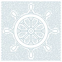Trapunto Nautical Quilting(Lg) machine embroidery designs
