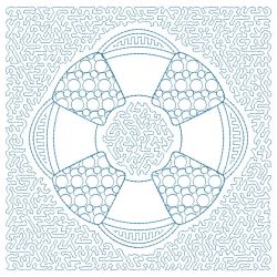 Trapunto Nautical Quilting 03(Lg)