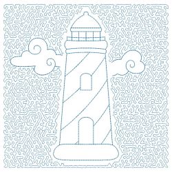 Trapunto Nautical Quilting 04(Lg)