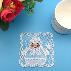 FSL Christmas Coaster 2 machine embroidery designs