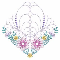 Trapunto Rippled Bloom Blocks 03(Lg)