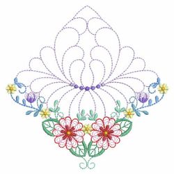 Trapunto Rippled Bloom Blocks 07(Lg)