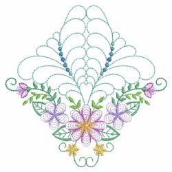 Trapunto Rippled Bloom Blocks 10(Lg) machine embroidery designs