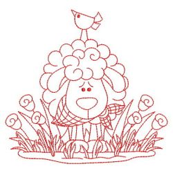 Redwork Cute Farm Animals 02(Lg)