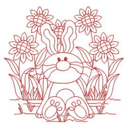 Redwork Cute Farm Animals 05(Sm) machine embroidery designs