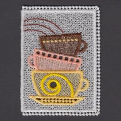 FSL Mug Rug Teatime 03 machine embroidery designs