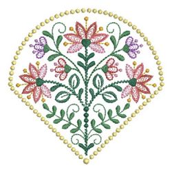 Fan Shaped Blooming Quilts 02 machine embroidery designs