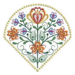 Fan Shaped Blooming Quilts 04 machine embroidery designs