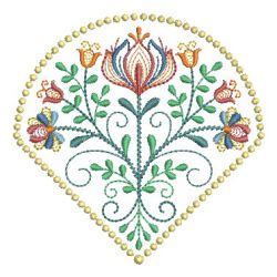 Fan Shaped Blooming Quilts 05 machine embroidery designs