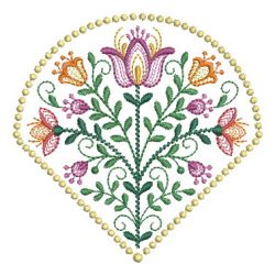 Fan Shaped Blooming Quilts 06 machine embroidery designs
