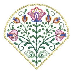Fan Shaped Blooming Quilts 07 machine embroidery designs