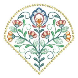 Fan Shaped Blooming Quilts 11 machine embroidery designs