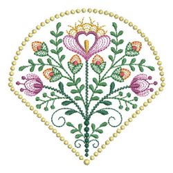 Fan Shaped Blooming Quilts 12 machine embroidery designs