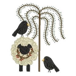 Country Crow 05 machine embroidery designs