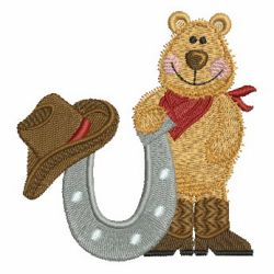 Cowboy Bear 05 machine embroidery designs