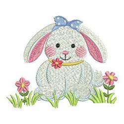 Cute Bunny 07 machine embroidery designs