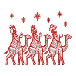 Redwork Nativity 2 08(Md) machine embroidery designs