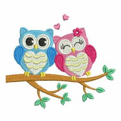 Owls 02 machine embroidery designs
