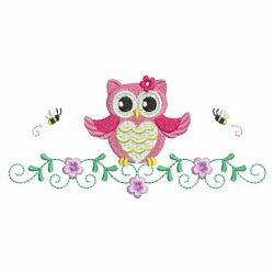 Owls 07 machine embroidery designs