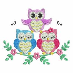 Owls 12 machine embroidery designs