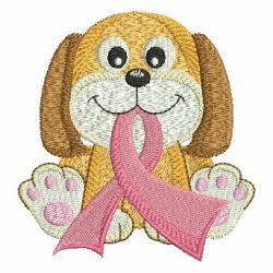 Awareness Ribbon Animals 01 machine embroidery designs