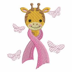 Awareness Ribbon Animals 08 machine embroidery designs