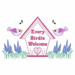 Every Birdie Welcome 02(Sm) machine embroidery designs
