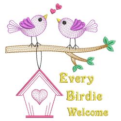 Every Birdie Welcome 05(Md) machine embroidery designs