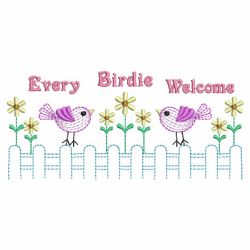 Every Birdie Welcome 07(Sm) machine embroidery designs