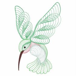 Rippled Hummingbirds 02(Md) machine embroidery designs