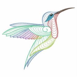 Rippled Hummingbirds 03(Md) machine embroidery designs