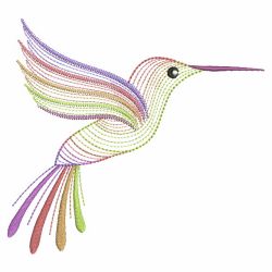 Rippled Hummingbirds 04(Lg) machine embroidery designs
