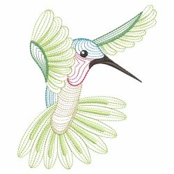 Rippled Hummingbirds 11(Sm) machine embroidery designs