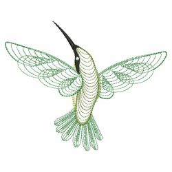 Rippled Hummingbirds 12(Sm) machine embroidery designs