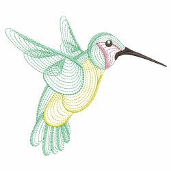 Rippled Hummingbirds 14(Md) machine embroidery designs