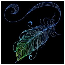 Neon Feathers 2(Sm) machine embroidery designs