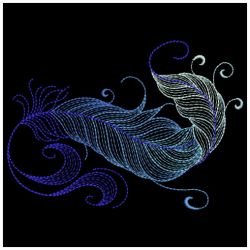 Neon Feathers 2 06(Lg) machine embroidery designs