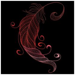 Neon Feathers 2 07(Md) machine embroidery designs