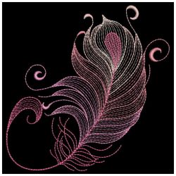 Neon Feathers 2 10(Md) machine embroidery designs