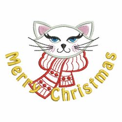 Christmas Cat 01(Sm) machine embroidery designs