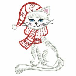 Christmas Cat 02(Sm) machine embroidery designs