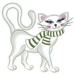 Christmas Cat 03(Sm) machine embroidery designs