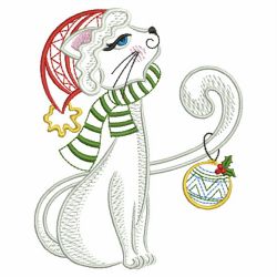 Christmas Cat 10(Sm) machine embroidery designs