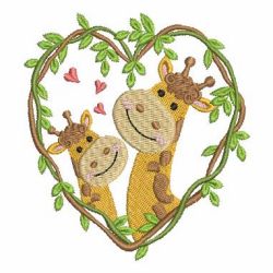 Mom And Baby Animal 03 machine embroidery designs