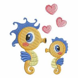 Mom And Baby Animal 09 machine embroidery designs