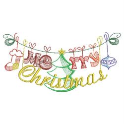 Festive Clothesline 2 machine embroidery designs