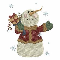 Country Snowman 3 machine embroidery designs