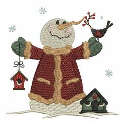 Country Snowman 3 06 machine embroidery designs