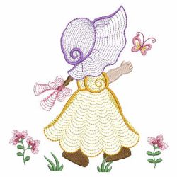 Spring Sunbonnet Sue 02(Md) machine embroidery designs